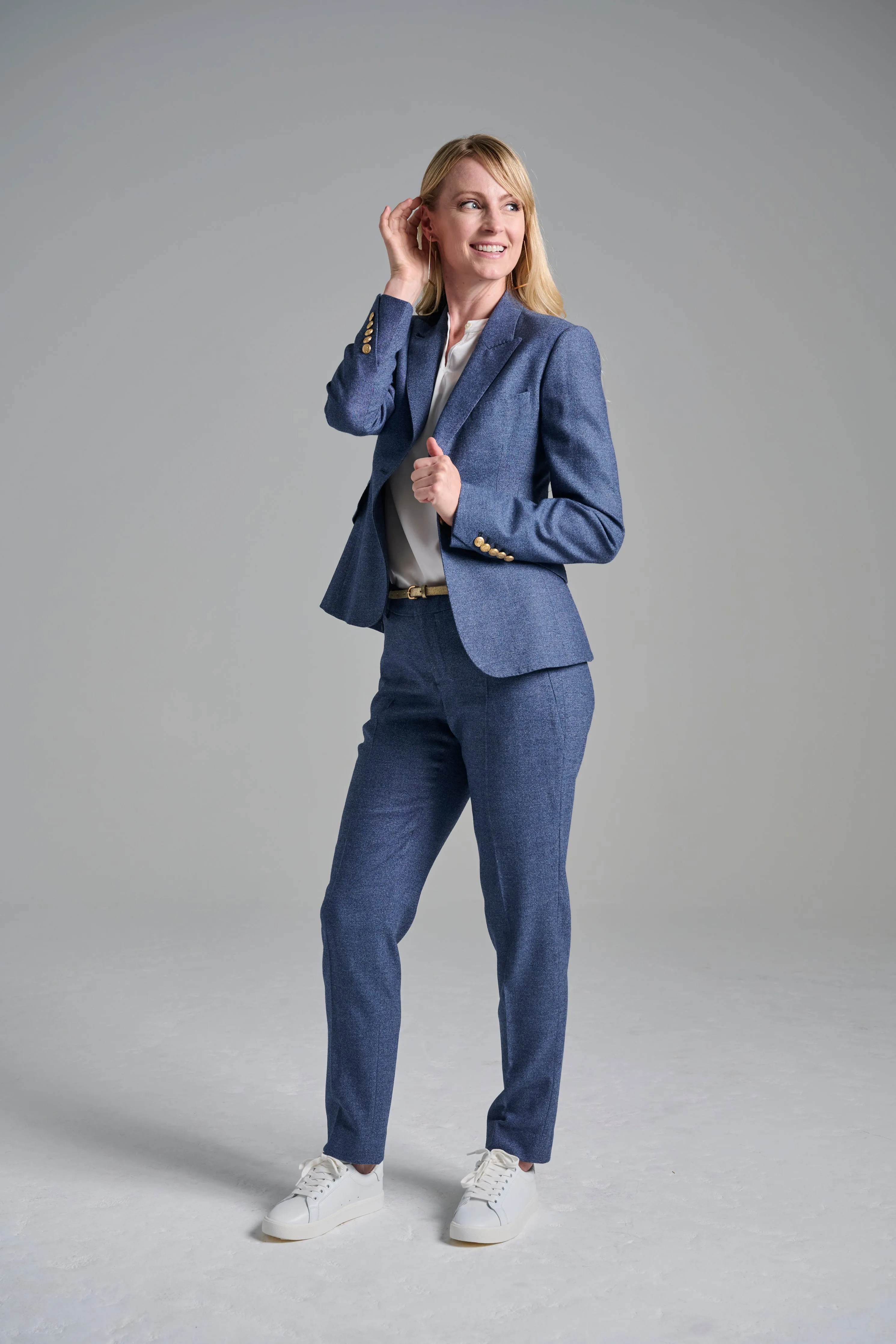 Ankle Pant - Denim Look Flannel- Sold out!