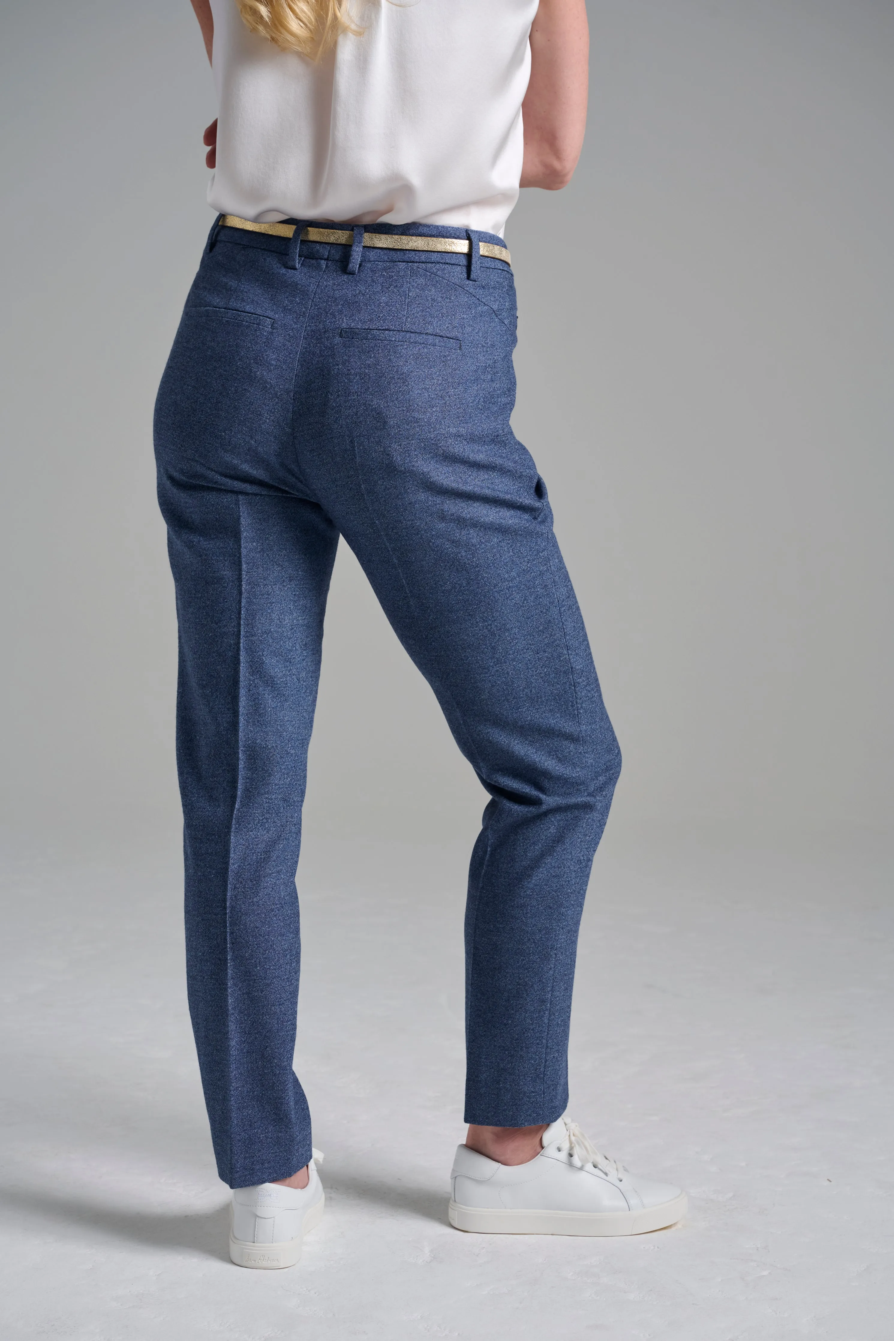 Ankle Pant - Denim Look Flannel- Sold out!