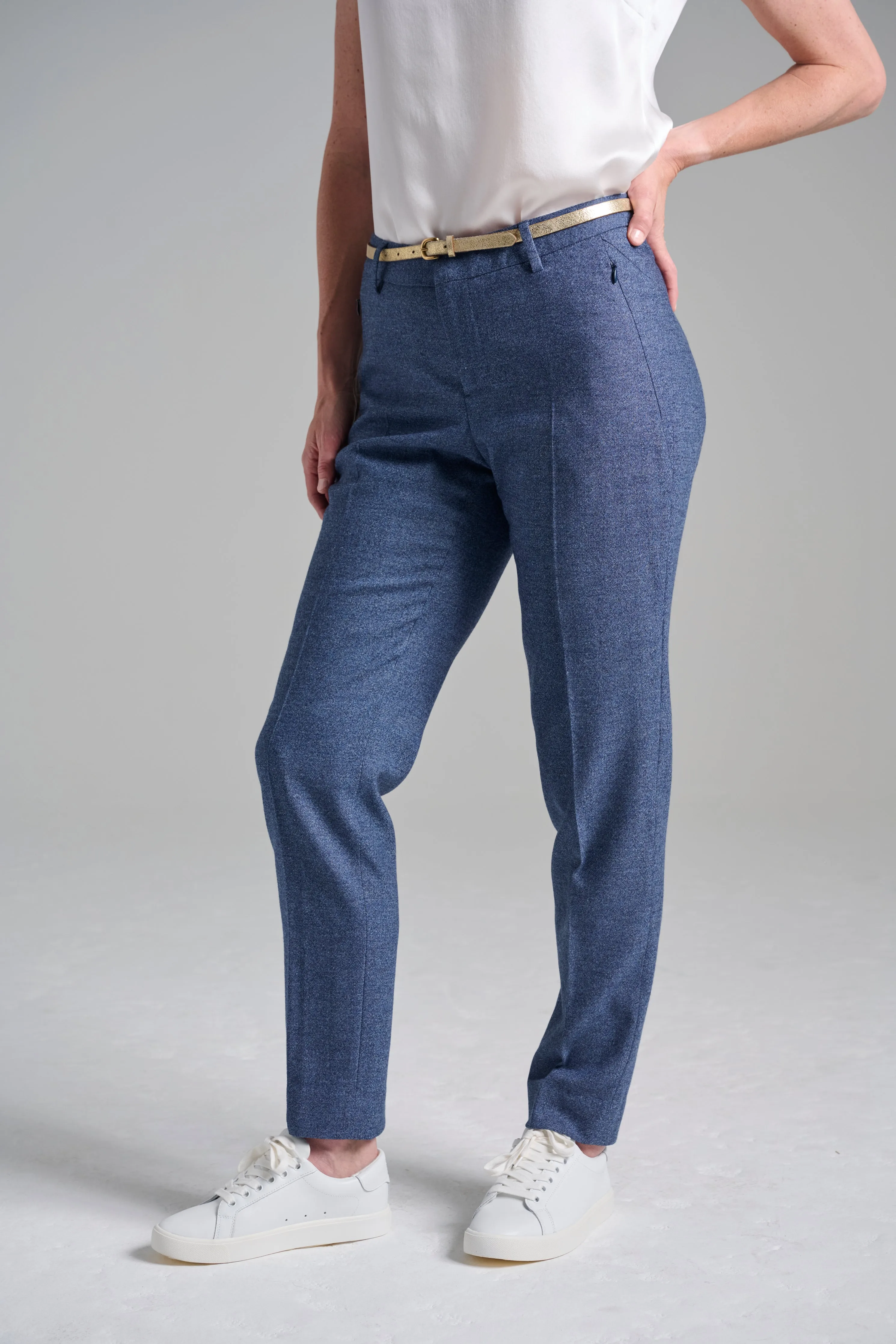 Ankle Pant - Denim Look Flannel- Sold out!