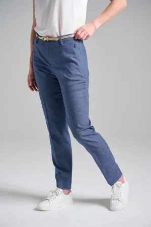 Ankle Pant - Denim Look Flannel- Sold out!