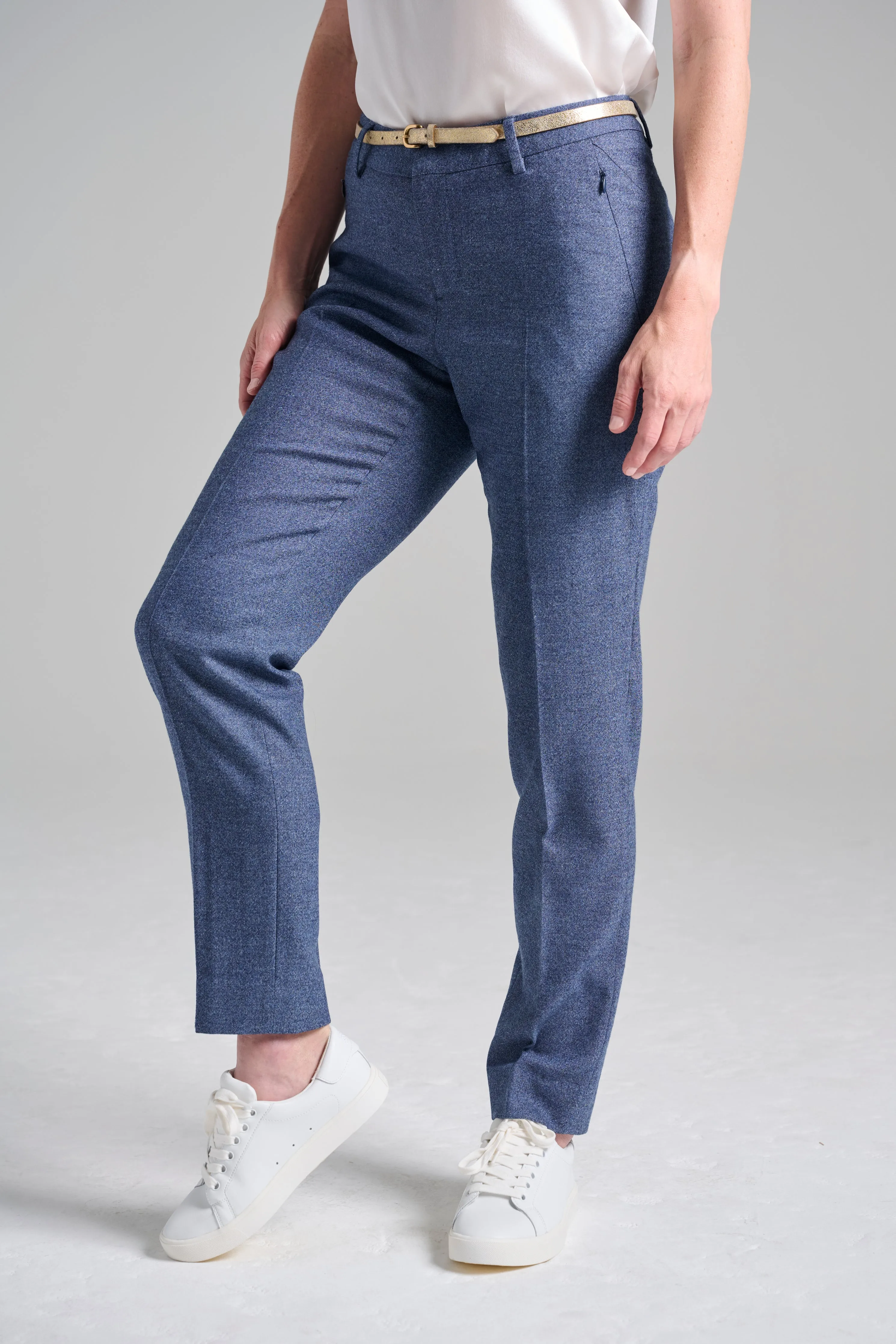 Ankle Pant - Denim Look Flannel- Sold out!