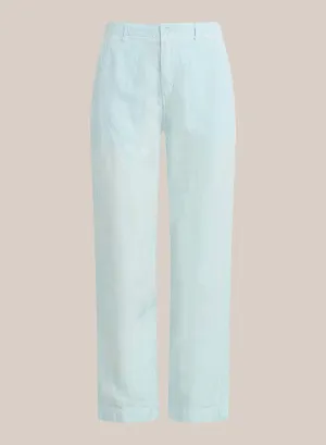 Blakely Utility Wide Leg Crop - Coastal Sky