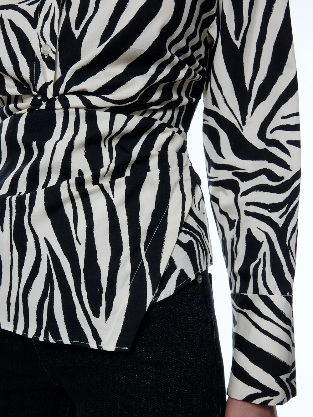 Blouse Edited Anja, beige/black