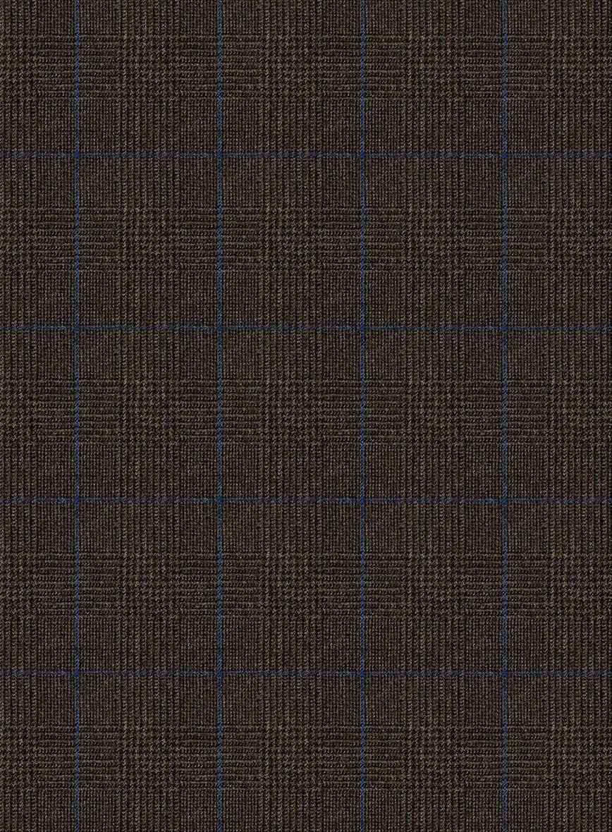 Caccioppoli Lenana Glen Brown Wool Pants