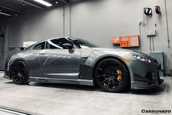 Carbonado 2008-2022 Nissan GTR R35 CBA/DBA/EBA VA Style Side Skirts
