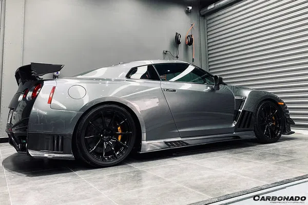 Carbonado 2008-2022 Nissan GTR R35 CBA/DBA/EBA VA Style Side Skirts