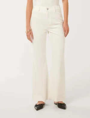 Celia Cropped Wide Leg Jeans