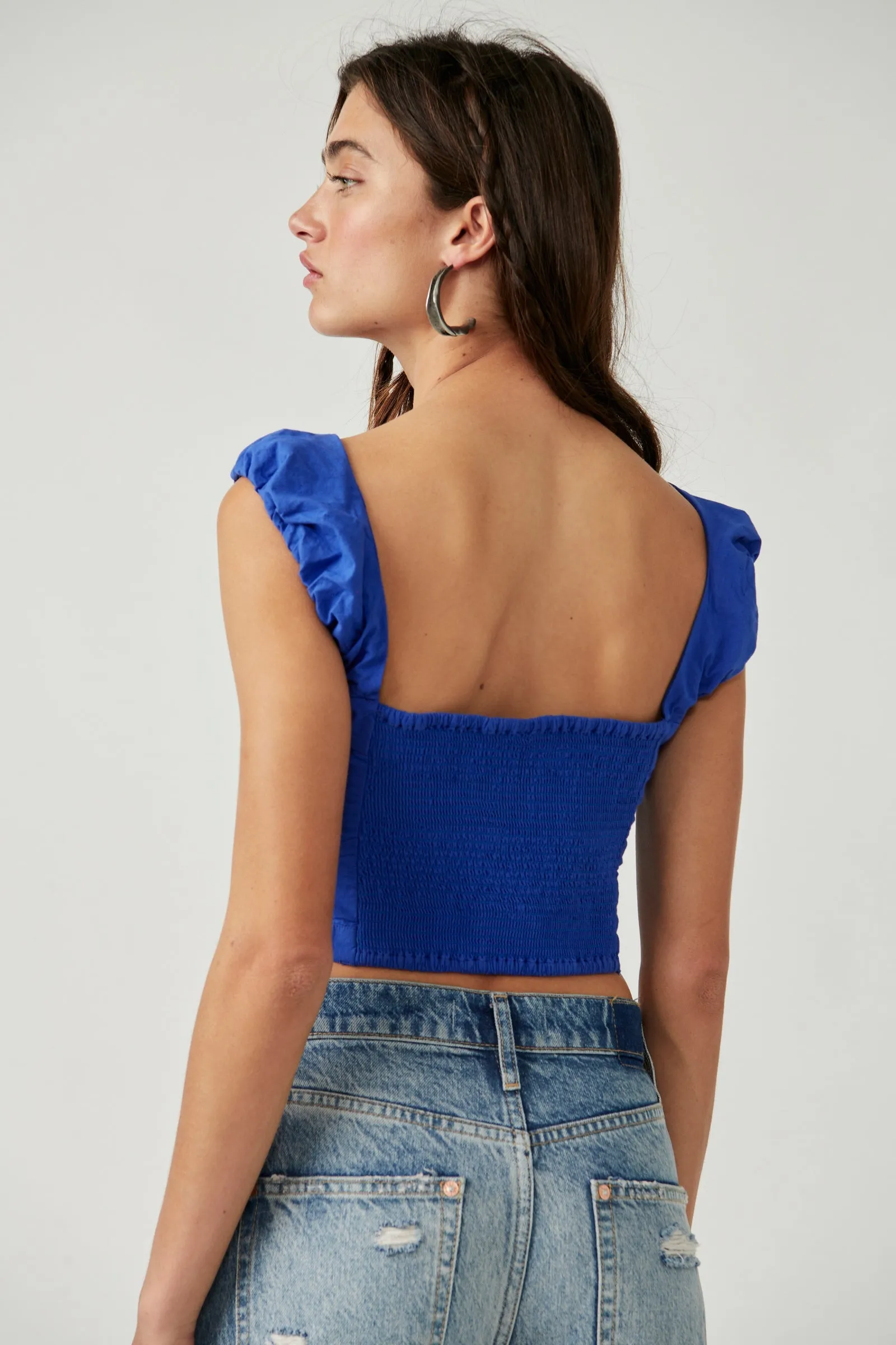 Free People Ashley Tank in Mazarine