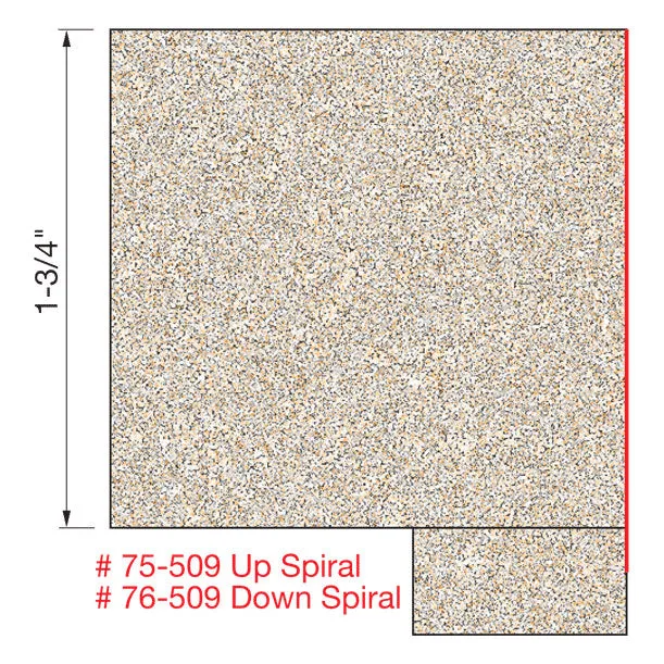 Freud 75-509 1/2" (Dia.) Flush Trim Upcut Spiral Bit