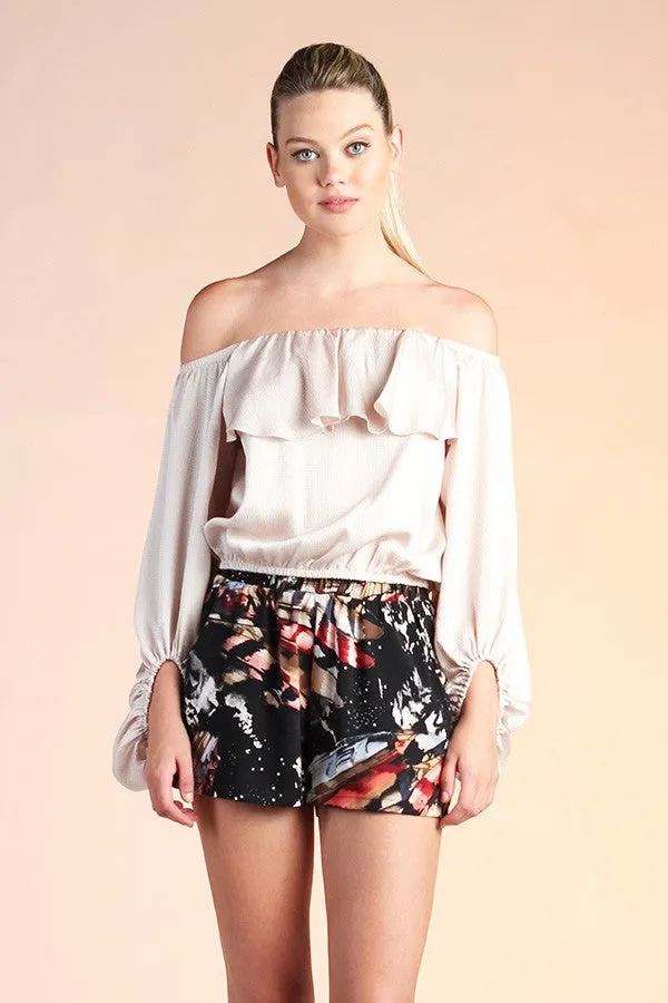 Hammered Satin Top