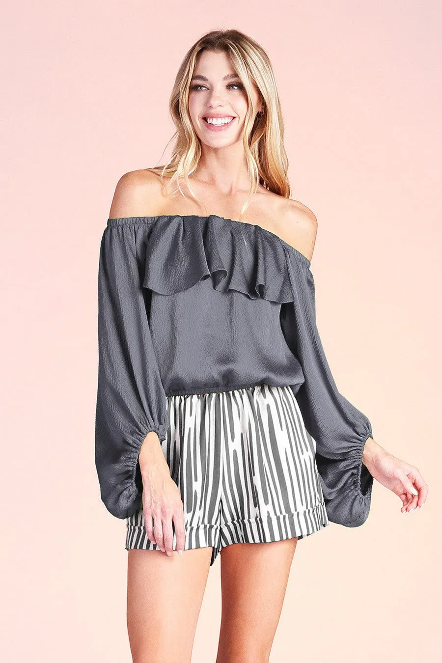 Hammered Satin Top