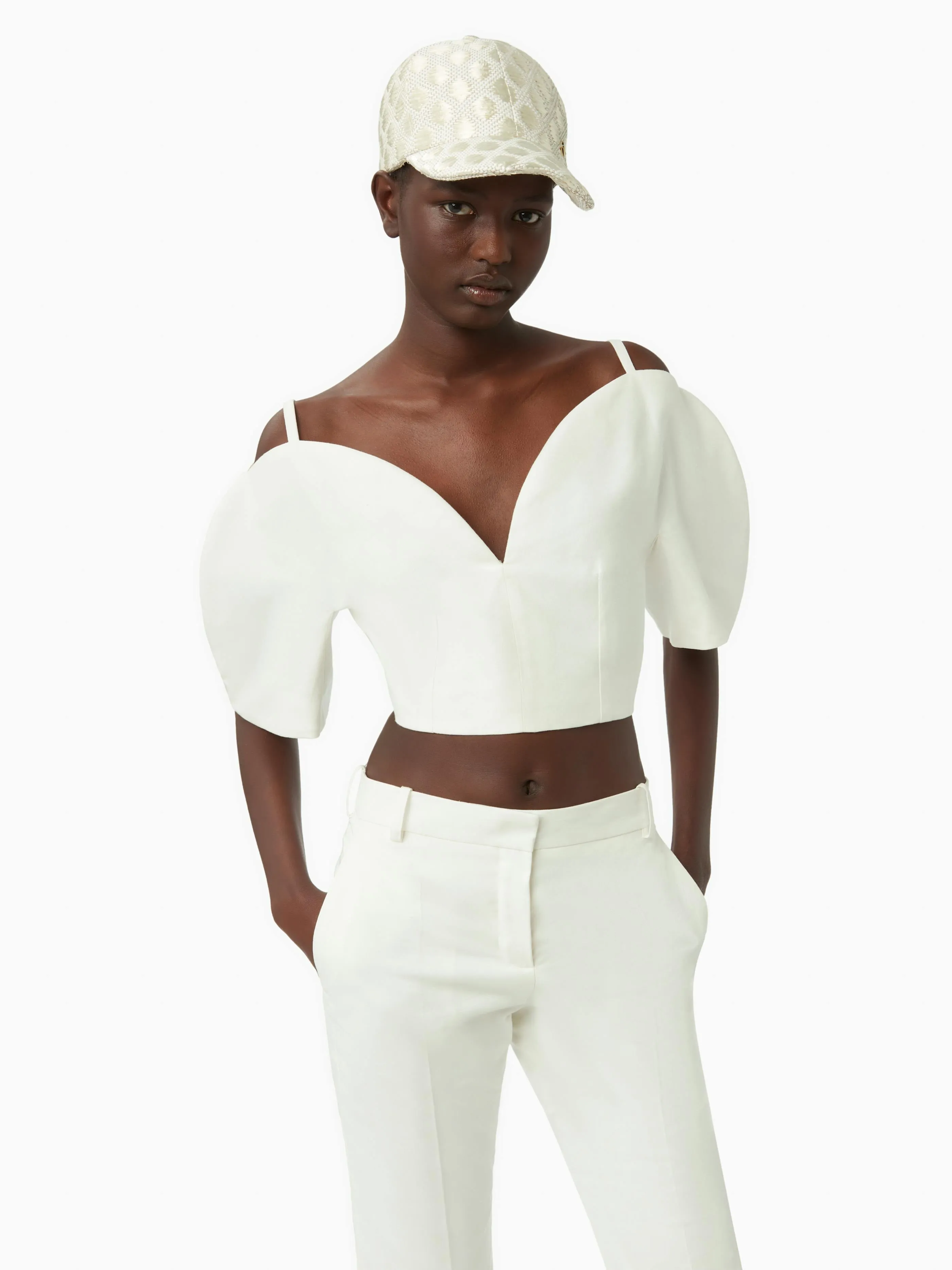 HEART NECKLINE TOP