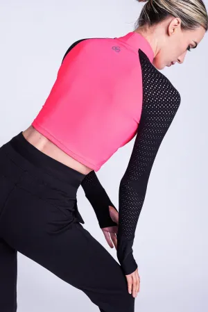 Inspire Crop Top in Pink