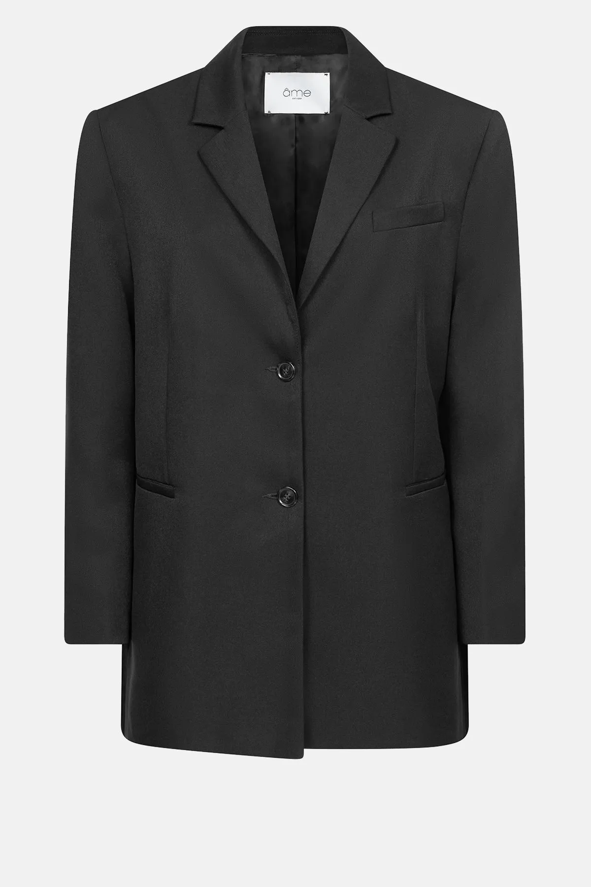 Julian Oversized Single Breasted Blazer | Black
