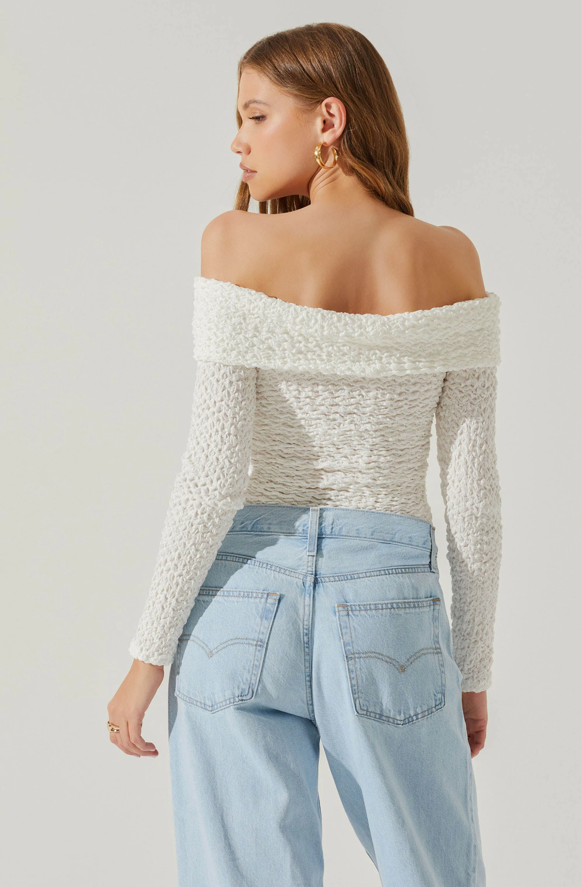 Kendy Off Shoulder Long Sleeve Top