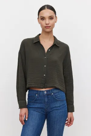 LARISSA crop shirt