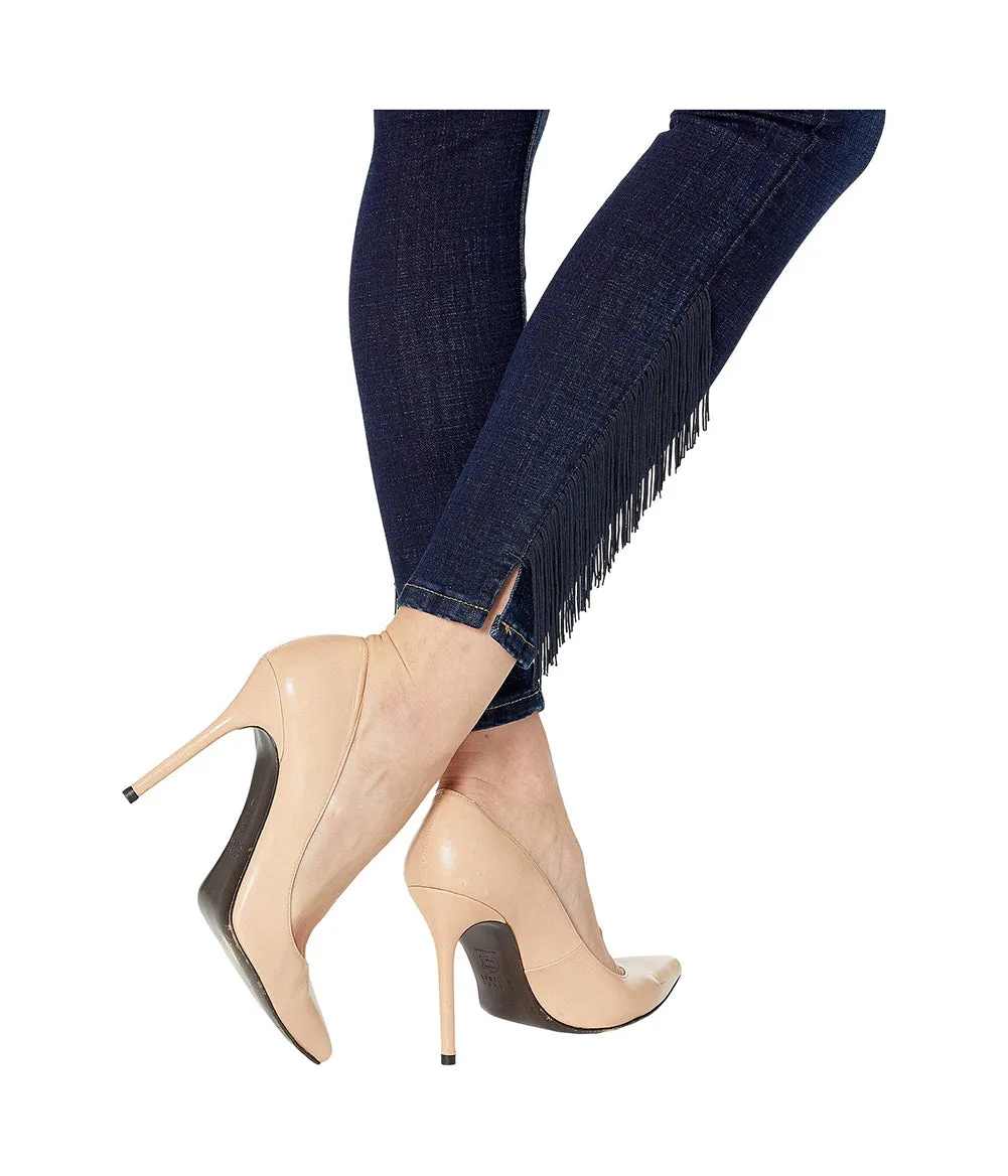Levis Women's 721 Hi-Rise Fringe Ankle Jeans - Fringe On