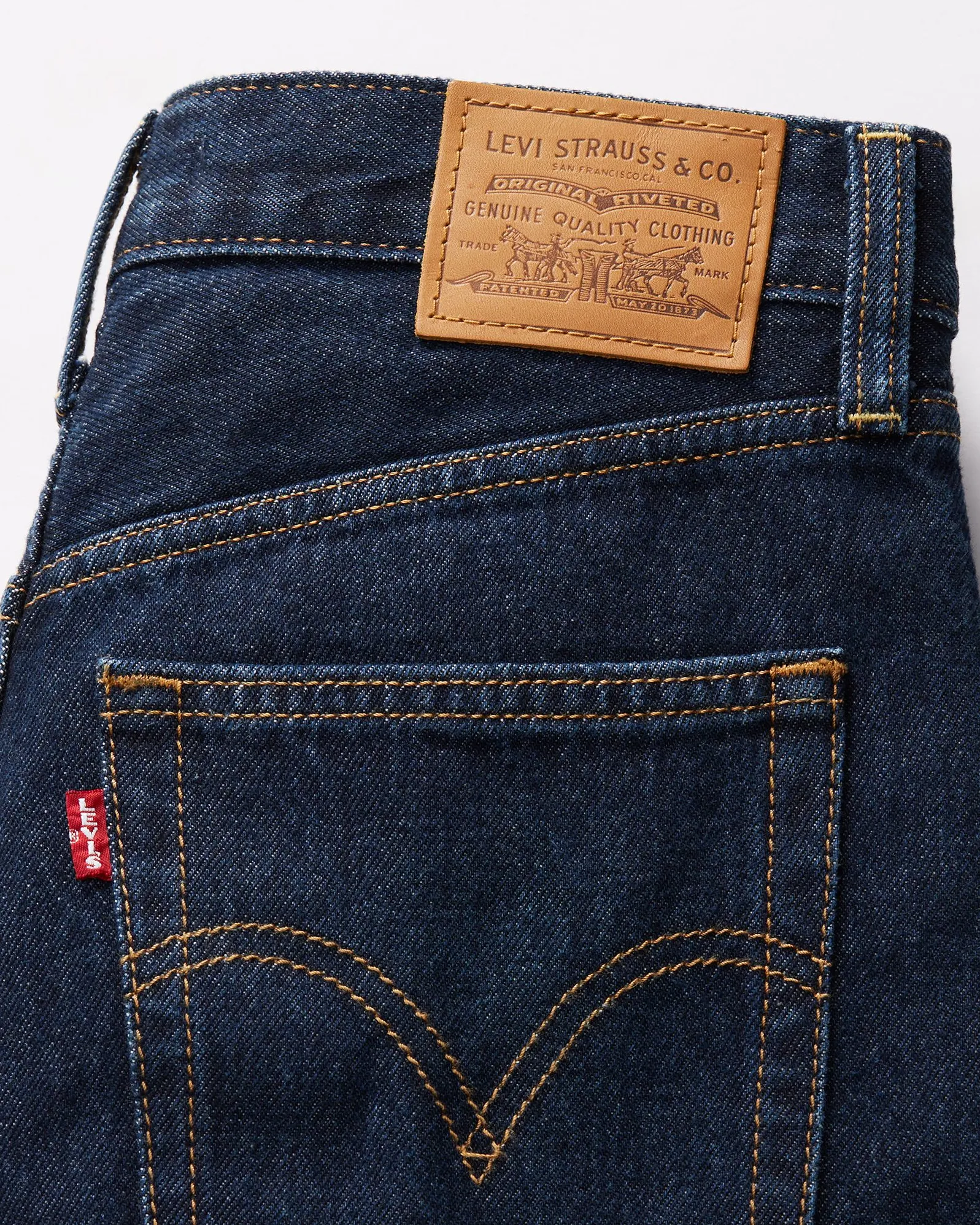 Levi's® Womens Ribcage Wide Leg Jeans - Shaded View