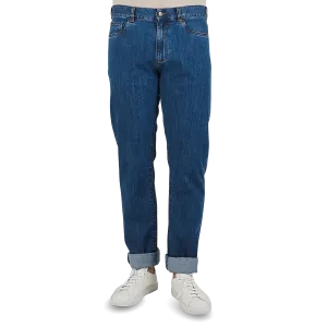 Light Blue Cotton Stretch Jeans