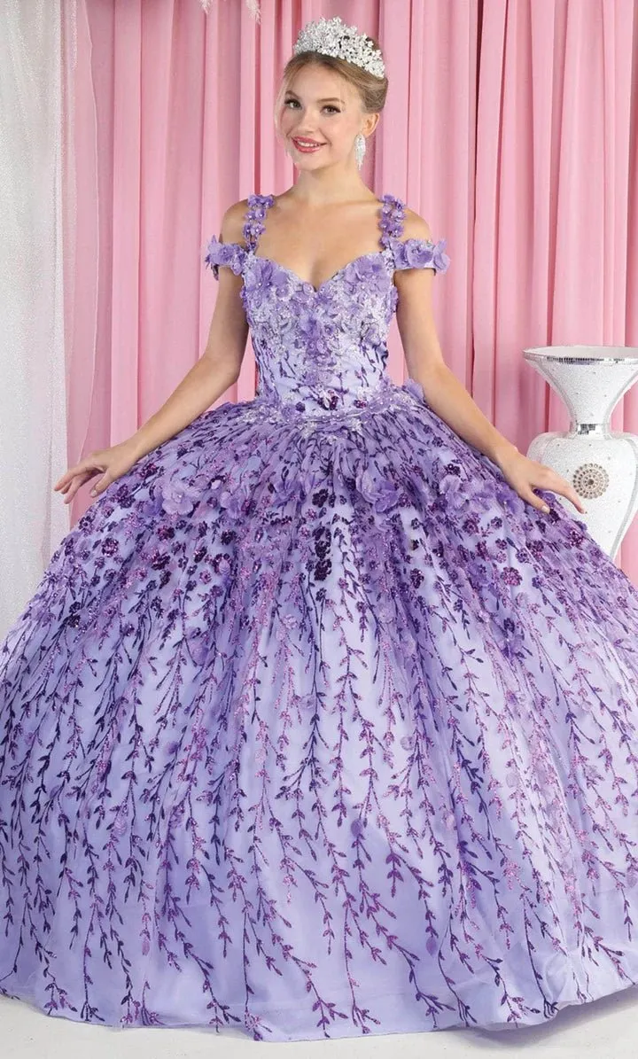 LK172 - Cold Shoulder Quinceanera Ballgown
