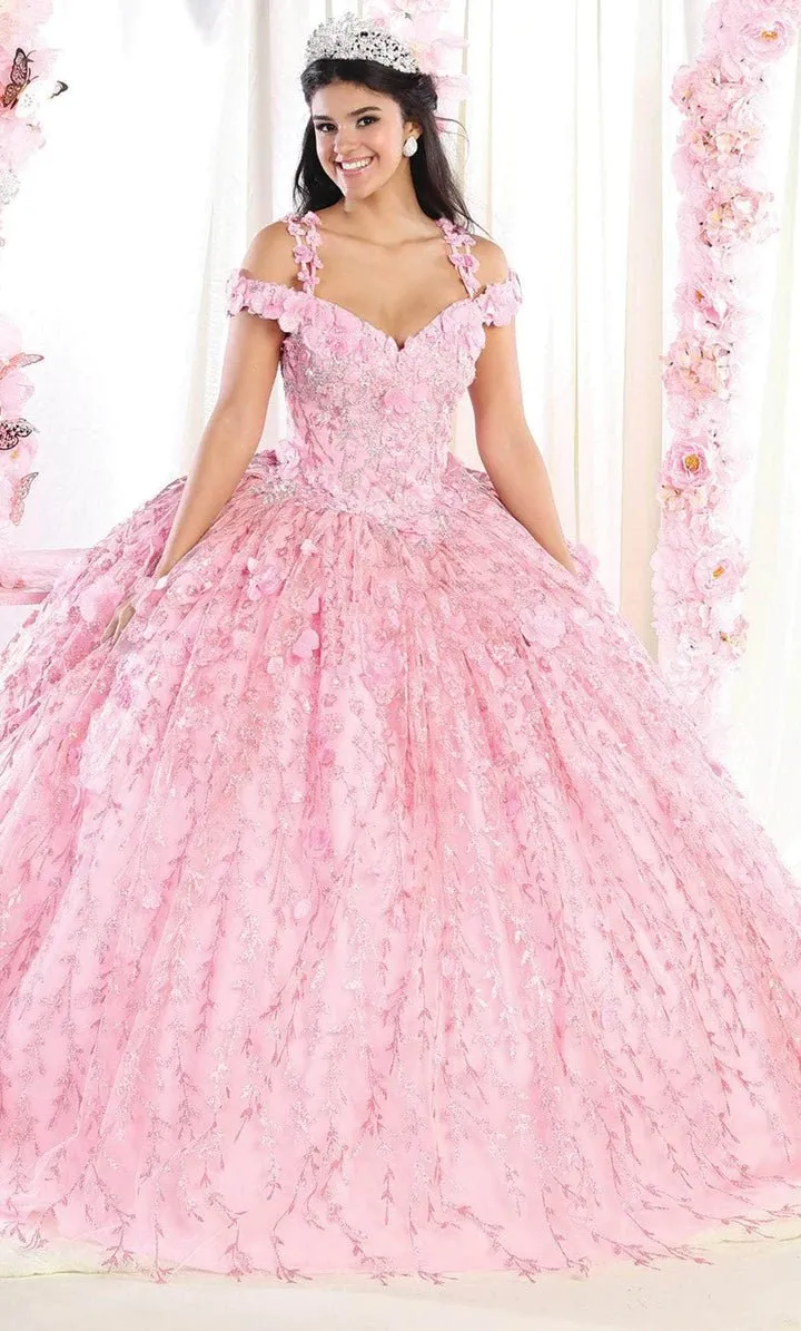 LK172 - Cold Shoulder Quinceanera Ballgown