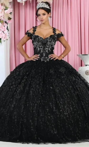 LK172 - Cold Shoulder Quinceanera Ballgown