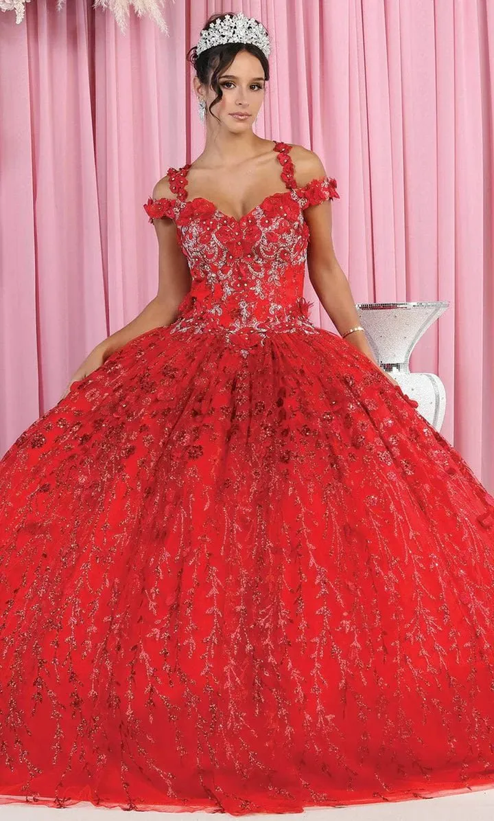 LK172 - Cold Shoulder Quinceanera Ballgown