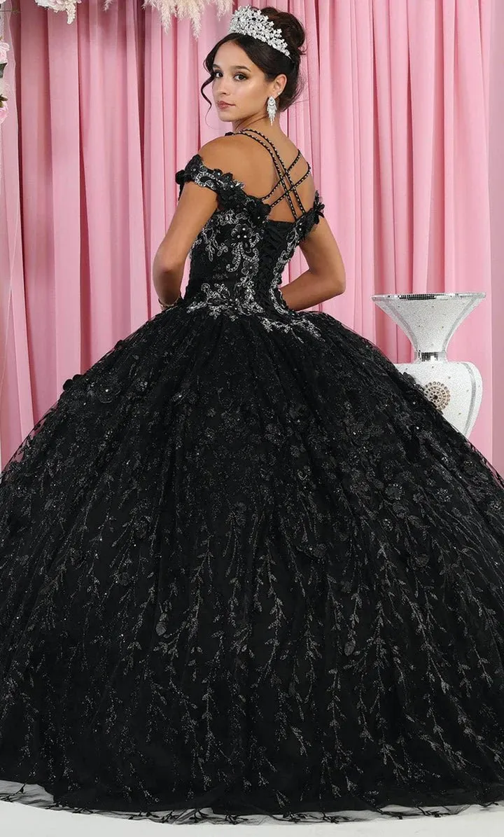 LK172 - Cold Shoulder Quinceanera Ballgown