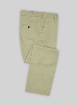 Marco Stretch Light Khaki Wool Pants