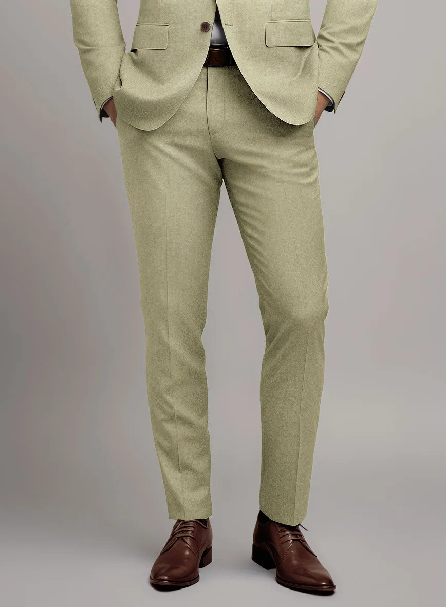 Marco Stretch Light Khaki Wool Pants