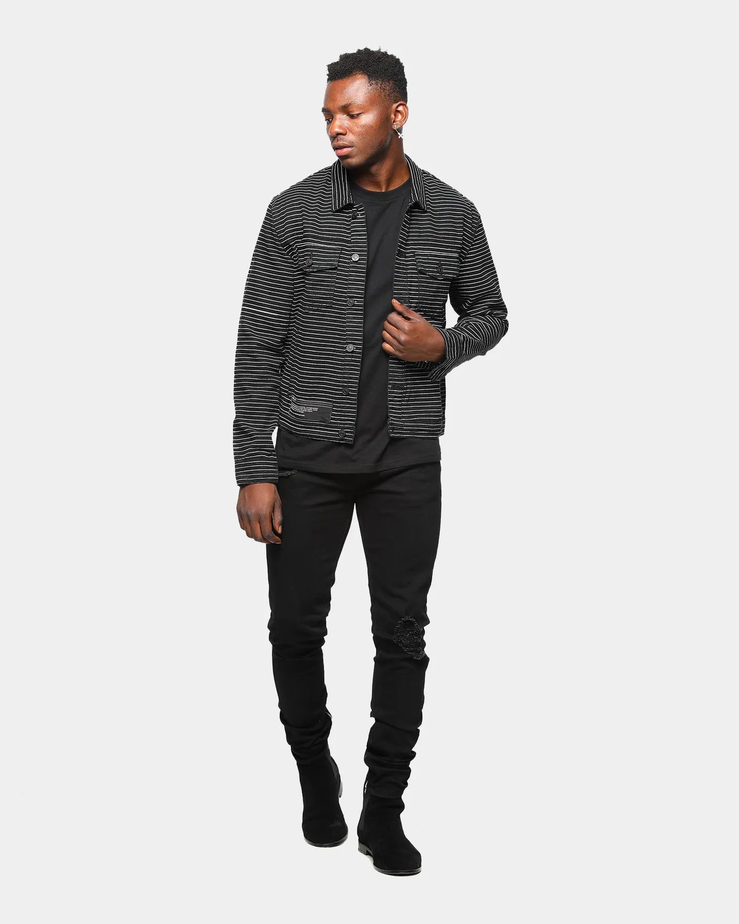 Nana Judy Astor Denim Jacket Black/White