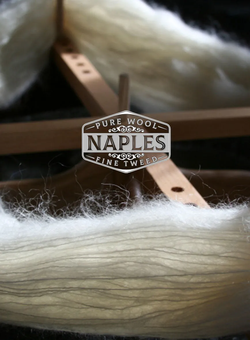 Naples Dark Charcoal Tweed Pants