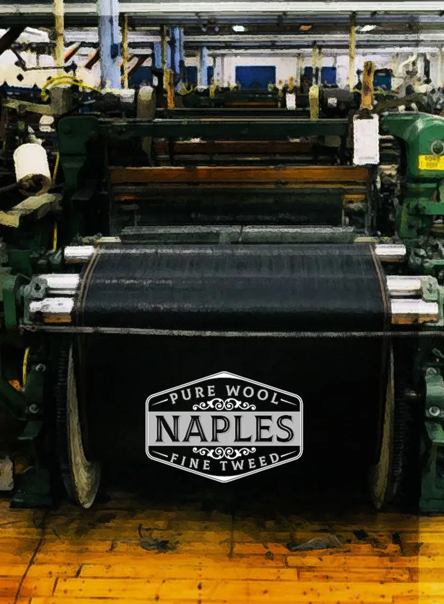 Naples Dark Charcoal Tweed Pants