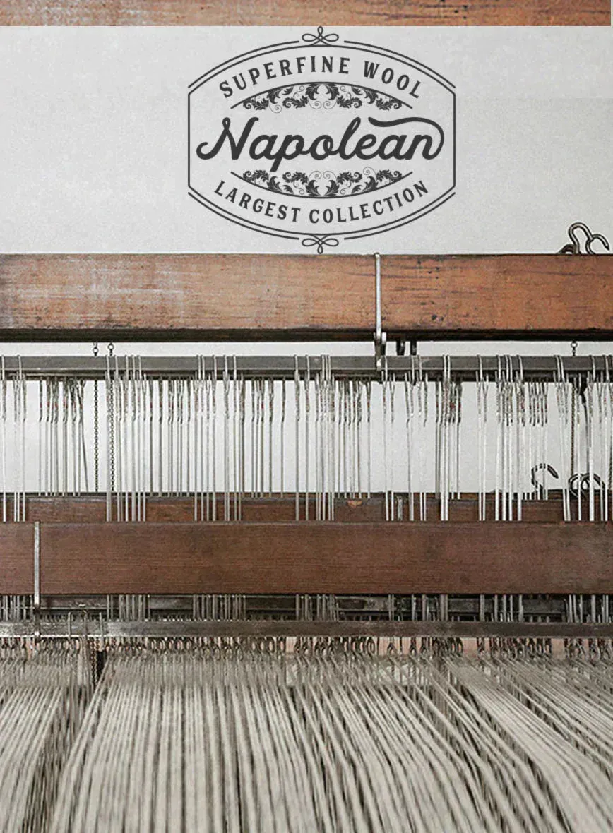 Napolean Bob Weave Charcoal Wool Pants