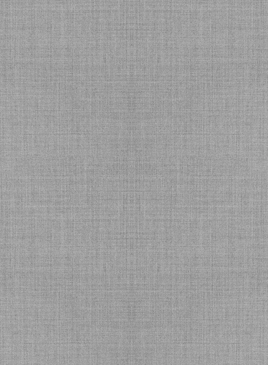 Napolean Worsted Light Gray Wool Pants