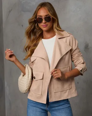 Need to Know Suede Moto Jacket