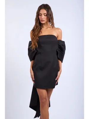 Off-Shoulder Bow Mini