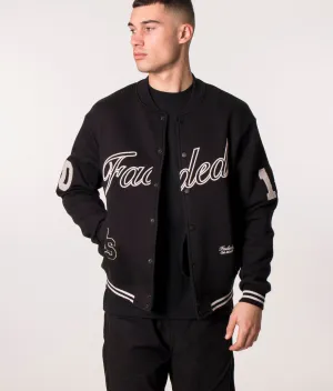 Oversized Script Varsity Jacket