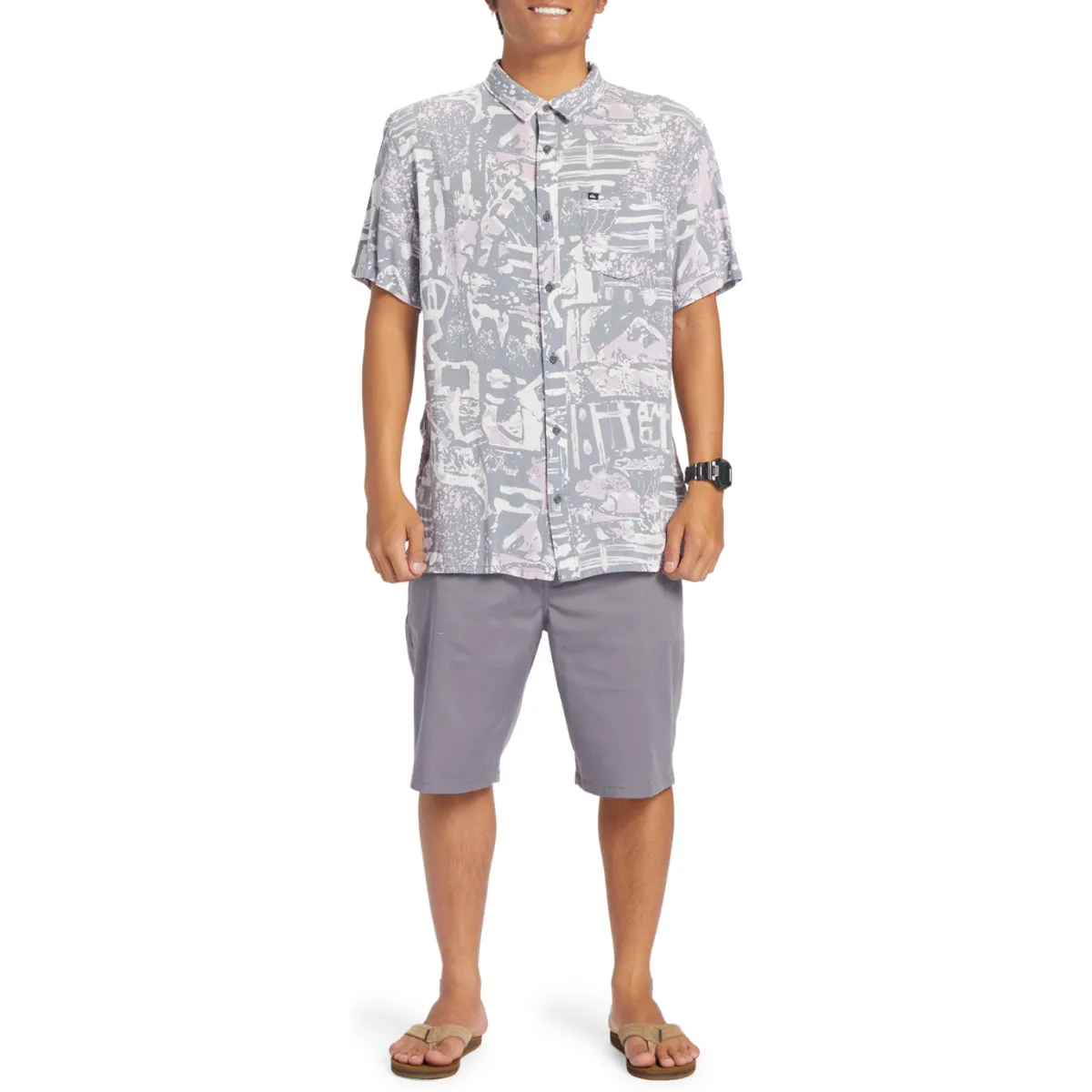 Quiksilver Nu Vintage Short Sleeve Button Up Shirt