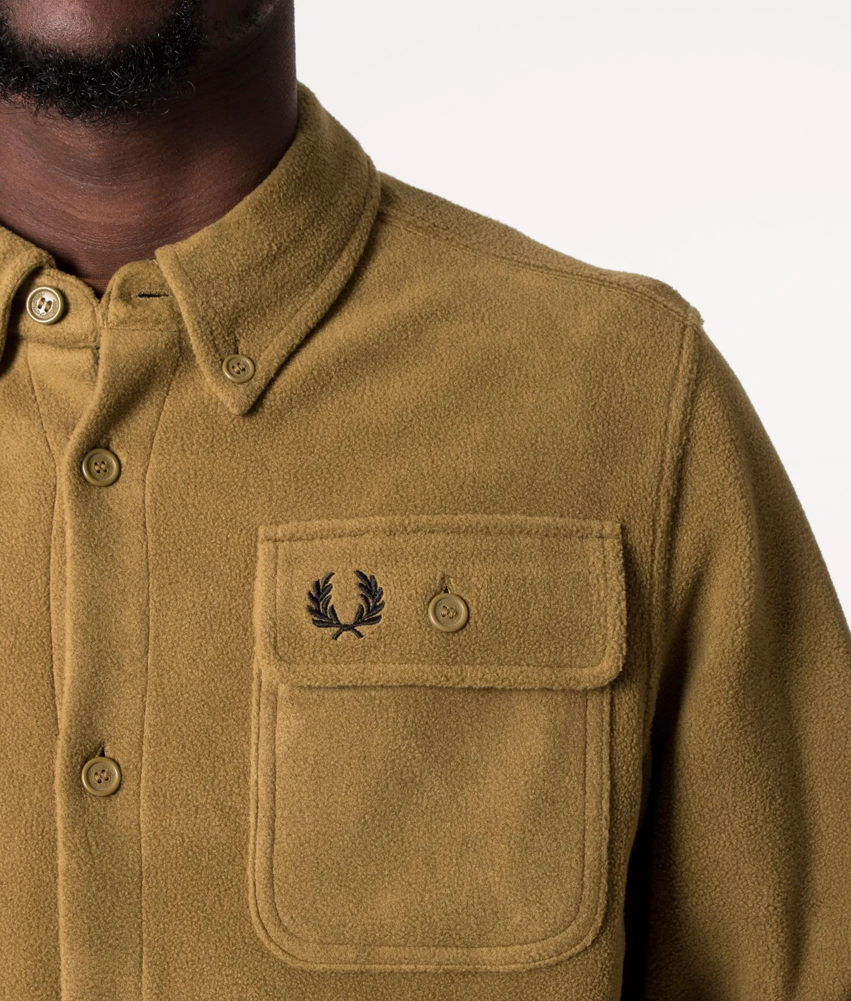 Relaxed Fit Reverse Fleeceback Overshirt