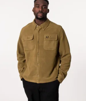 Relaxed Fit Reverse Fleeceback Overshirt