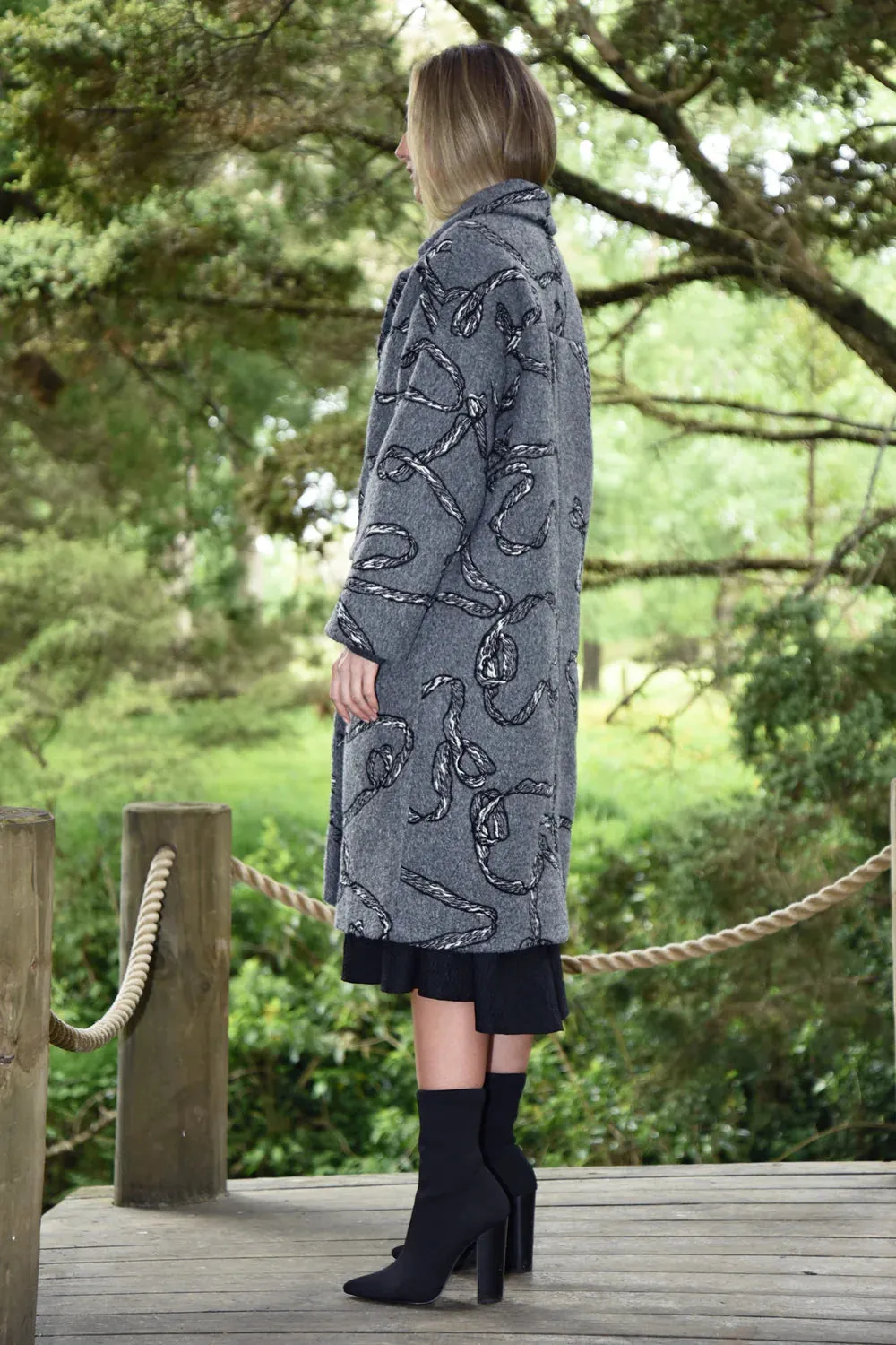 Rope and Glory Coat - Grey