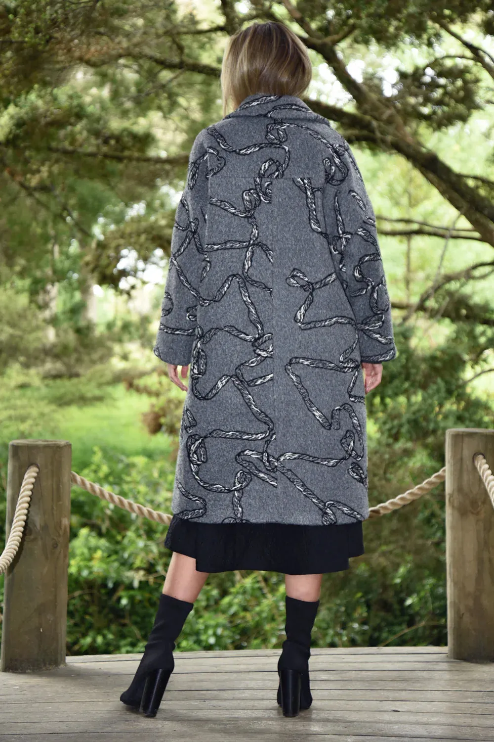 Rope and Glory Coat - Grey
