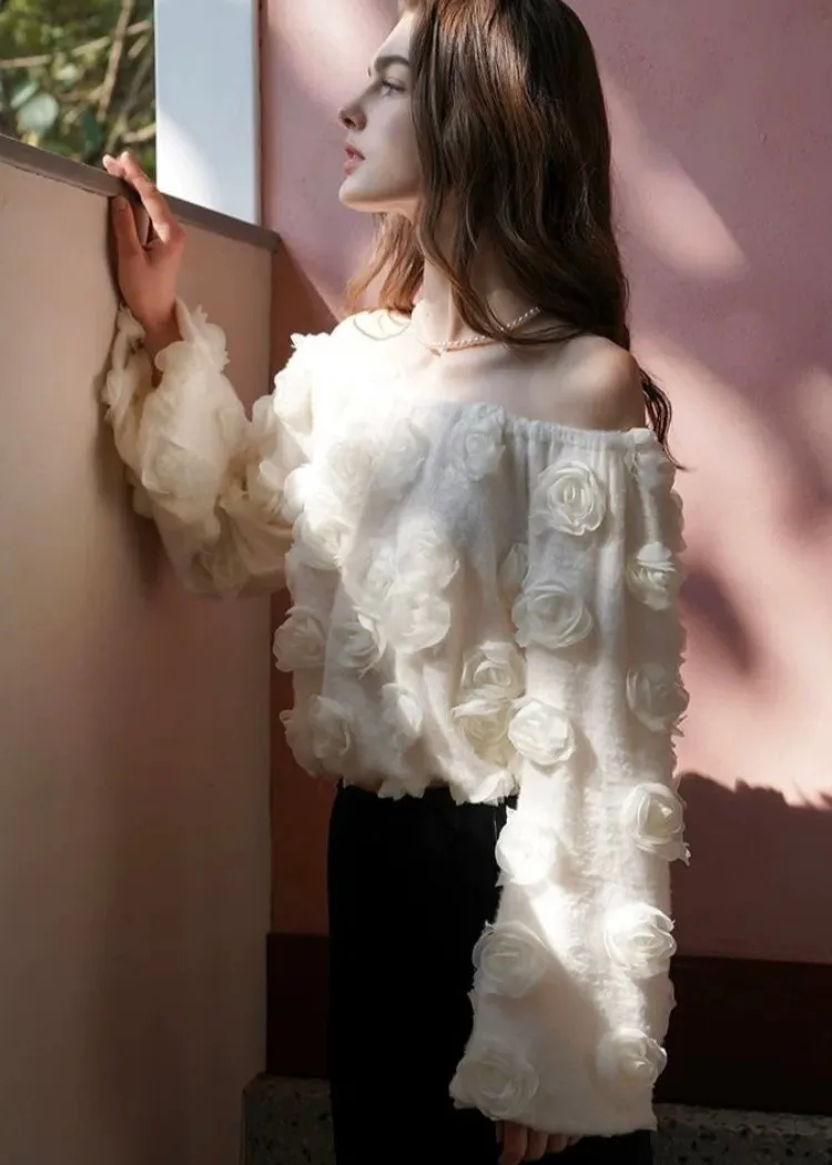 Rose Off Shoulder Top