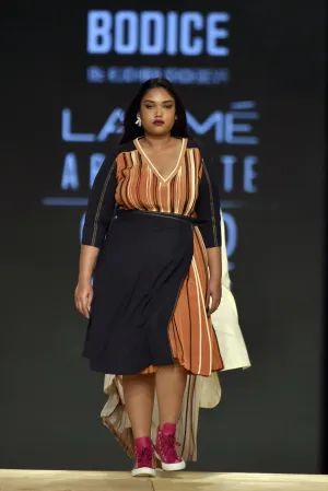 Statement Pleated Skirt Dress