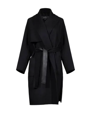 Thalia Wool Wrap Coat