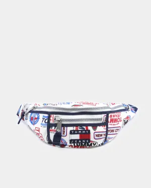 Tommy Jeans Heritage Bumbag Logo Print/White