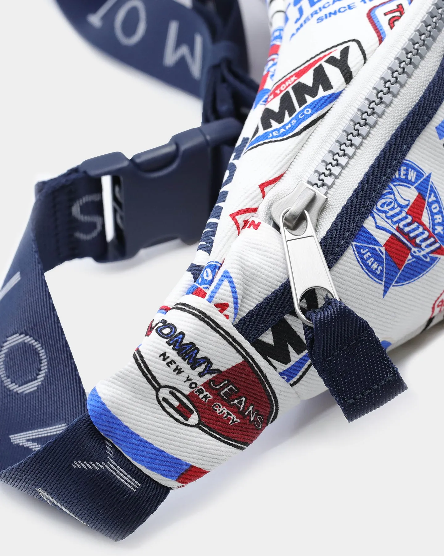 Tommy Jeans Heritage Bumbag Logo Print/White
