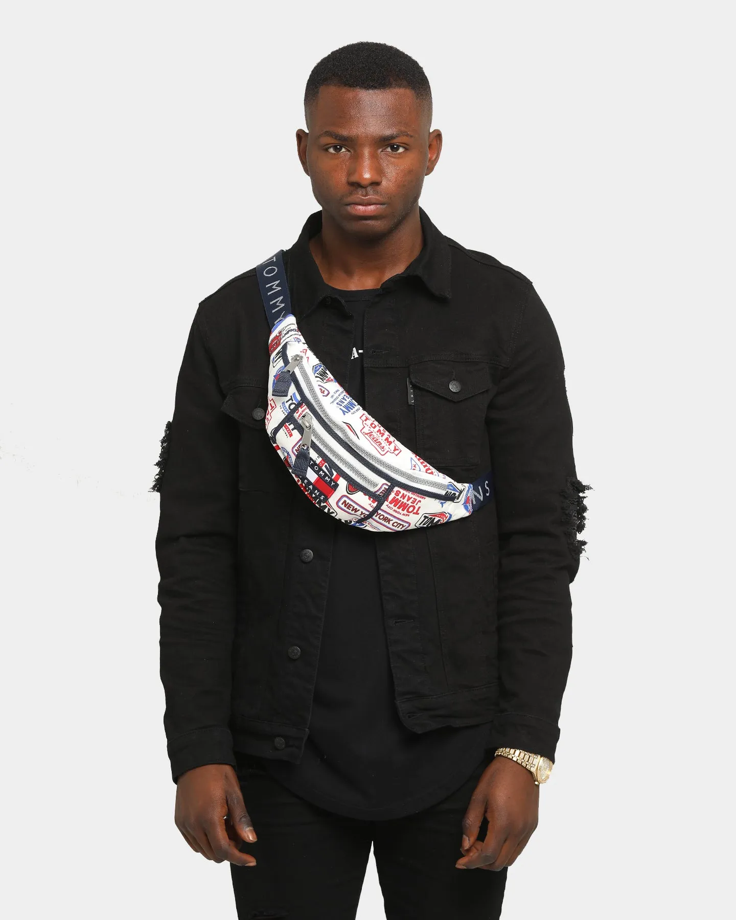Tommy Jeans Heritage Bumbag Logo Print/White