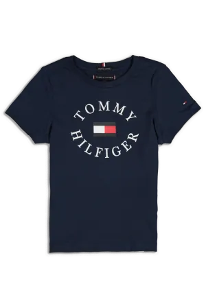 Tommy Jeans Kids Essential Tommy Graphic Tee P2 Black Iris